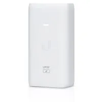 Ubiquiti U-POE-AF Inyector PoE compatible con cualquier dispositivo en 48VDC 0,32Amp a 15Watt bajo norma PoE 802.3af. Ideal para dispositivos UniFi.