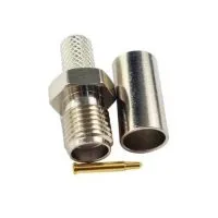 Conector ARSJ-1700 RP-SMA hembra crimp RG58
