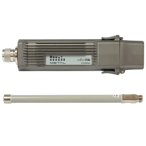 Access Point Omni MikroTik RBMetalG-52SHPacn Banda Dual, color negro