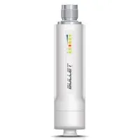 Access Point de Ubiquiti Bullet M2HP , potencia max. 28dBm. Conectorizado N-Macho no incluye antena ni PoE. Liviano, fácil instalación y perfecto para exteriores. color blanco