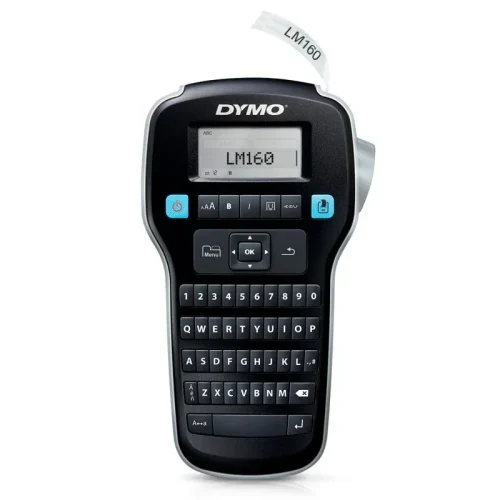 LABELMANAGER160-01 Etiquetadora de mano DYMO .LABELMANAGER160 portatil con teclado QWERTY, color negro