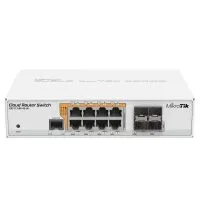 Cloud Router Switch MikroTik CRS112-8P-4S-IN, color blanco