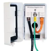 Mimosa NiD Protector Ethernet Gigabit Contra Descargas ESD/EMD. Recomendado para todos los equipos Mimosa y de otras marcas. Especial para uso en exteriores.