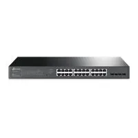 Switch PoE de TP-LINK TL-SG2428P Switch PoE+ de 24 puertos Gigabit con Salida PoE+ en los 24 puertos 802.3af/at mas 4 puertos SFP de hasta 1.2Gbps (módulos no incluidos) para rack de 19". Carcaza metálica.