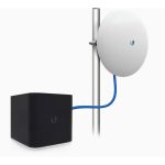 Ubiquiti ACB-ISP poderoso AP Wi-Fi en 2.4GHz de 4 puertos LAN 10/100Mbps con entrada PoE en el eth1 y salida PoE en el eth4. No incluye fuente ni inyector PoE, está diseñado para intermediar el PoE del CPE airMAX. 