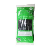 Las DXN3008N Dexson son cintas de amarre para cables, metales, madera, entre otros. Han sido diseñadores para que se puedan ajustar manualmente de manera muy fácil. Color negro.