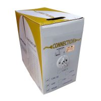 CUP-5024 Rollo de cable 305mts Cat5e 100% cobre color azul 24AWG sólido ideal para cámaras CCTV y dispositivos de red. Para Interiores.