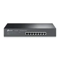 Switch de TP-LINK TL-SG1008 es un Switch de 8 puertos Gigabit para rack de 19" con una capacidad máxima de 16Gbps. No administrable.. Carcasa metálica.  Gris oscuro