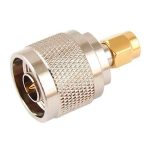 Adaptador Coaxial L-COM AXA-NMRSP N macho a RP-SMA Plug, color plateado