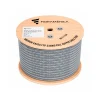 FAB-C6A-F-ID-01 Cable CAT6A FTP 100% Fibramérica FAB-C6A-F-ID cobre diseñado para interiores color gris