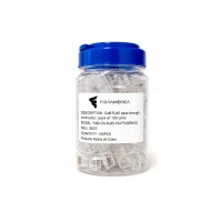 Conector RJ-45 CAT6 PassThrough Fibramérica FAB-CN-RJ45-C6-PT100PACK